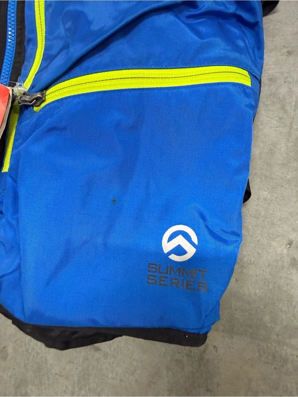 THE NORTH FACE POWDER GUIDE VEST Size Small Bomber Blue Black Summit Series RARE
